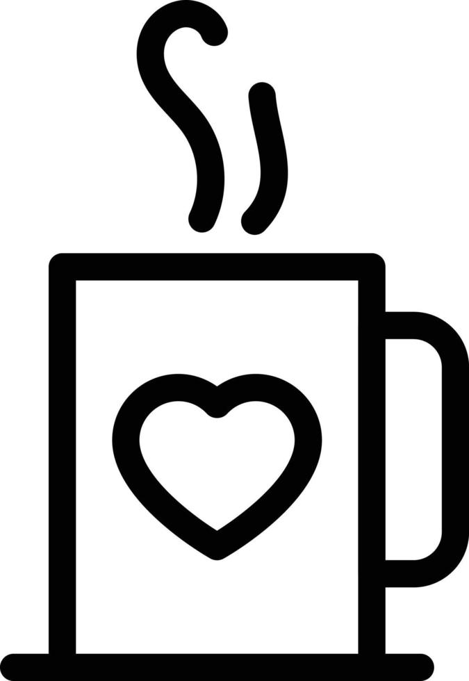 amore tè illustrazione vettoriale su uno sfondo simboli di qualità premium. icone vettoriali per il concetto e la progettazione grafica.