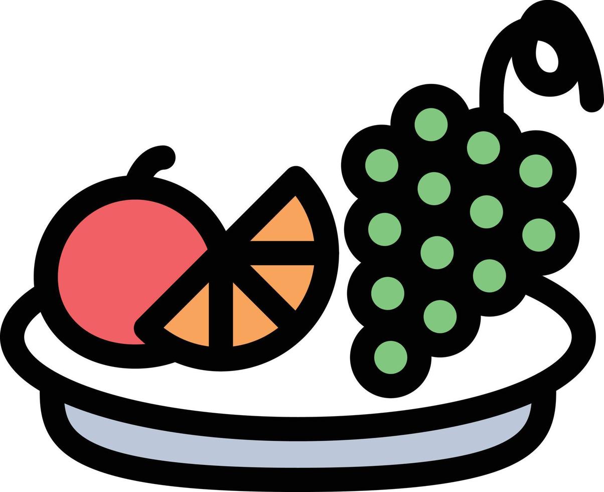 illustrazione vettoriale di frutta su uno sfondo. simboli di qualità premium. icone vettoriali per il concetto e la progettazione grafica.