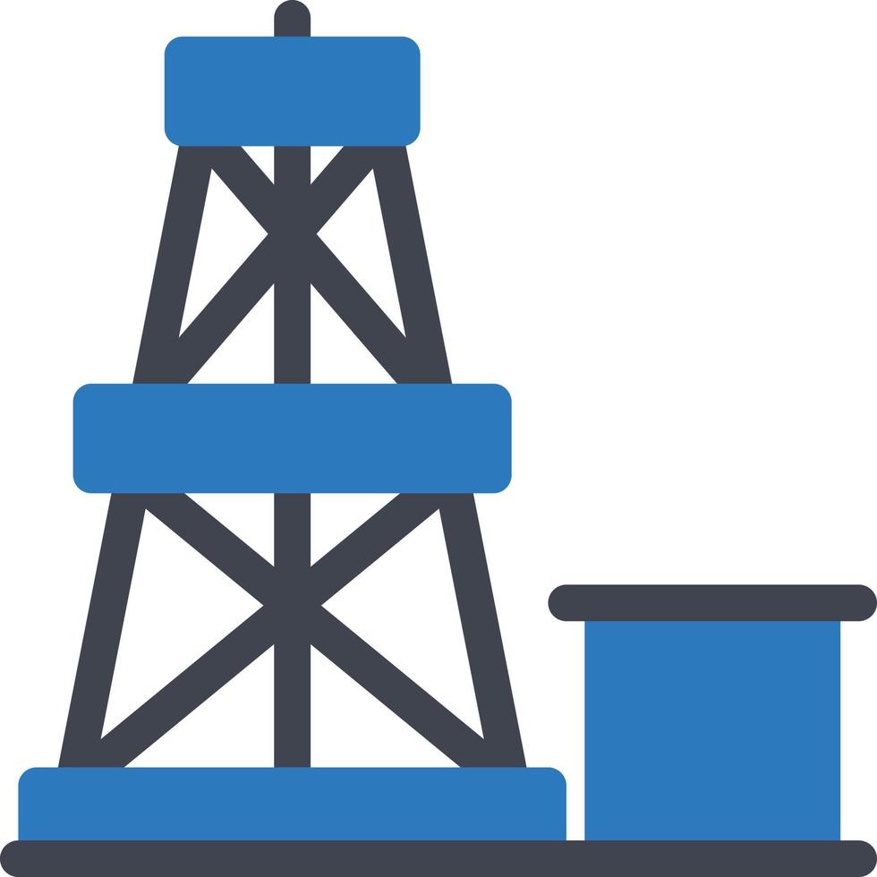 illustrazione vettoriale della torre su uno sfondo. simboli di qualità premium. icone vettoriali per il concetto e la progettazione grafica.