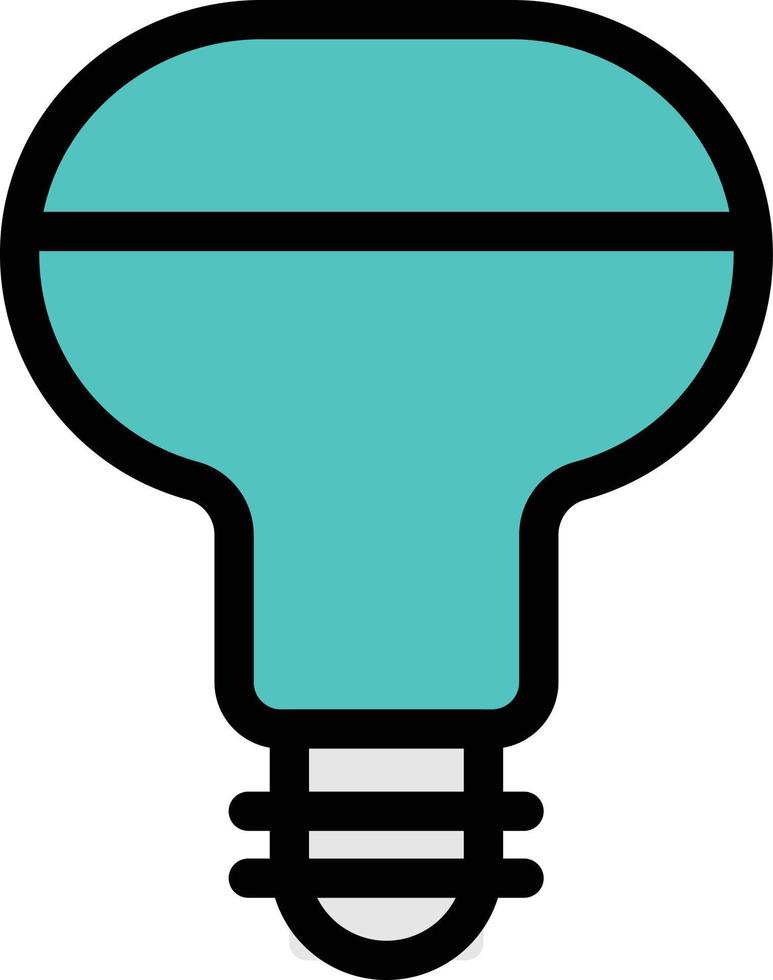 illustrazione vettoriale della lampadina a led su uno sfondo. simboli di qualità premium. icone vettoriali per il concetto e la progettazione grafica.