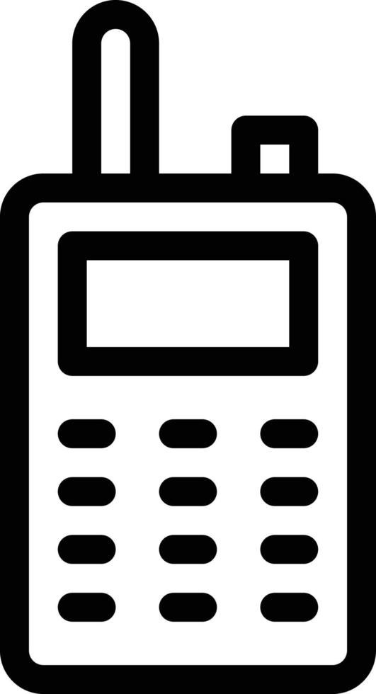 illustrazione vettoriale walkie su uno sfondo. simboli di qualità premium. icone vettoriali per il concetto e la progettazione grafica.