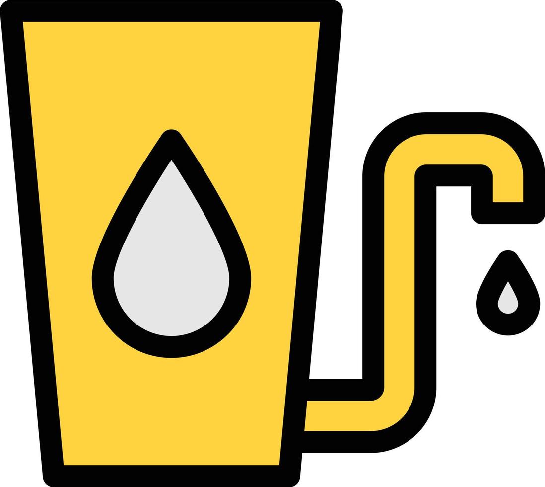 illustrazione vettoriale del tubo dell'acqua su uno sfondo simboli di qualità premium. icone vettoriali per il concetto e la progettazione grafica.