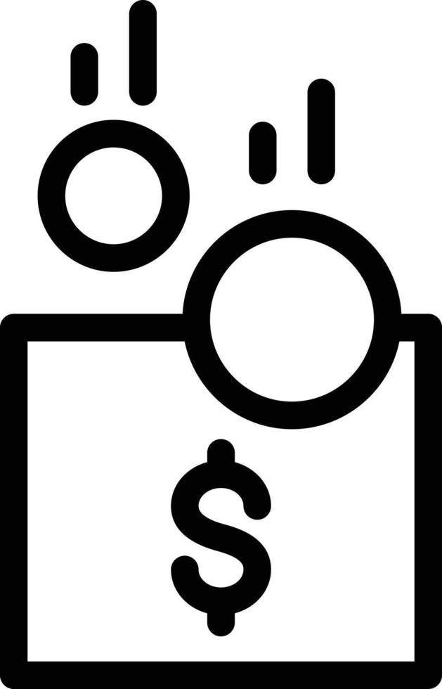 monete illustrazione vettoriale su uno sfondo simboli di qualità premium icone vettoriali per il concetto e la progettazione grafica.
