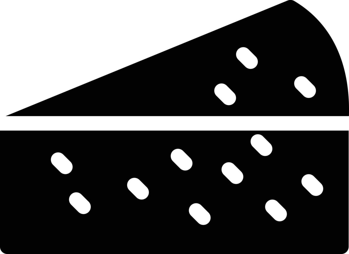 illustrazione vettoriale di fetta di formaggio su uno sfondo. simboli di qualità premium. icone vettoriali per il concetto e la progettazione grafica.