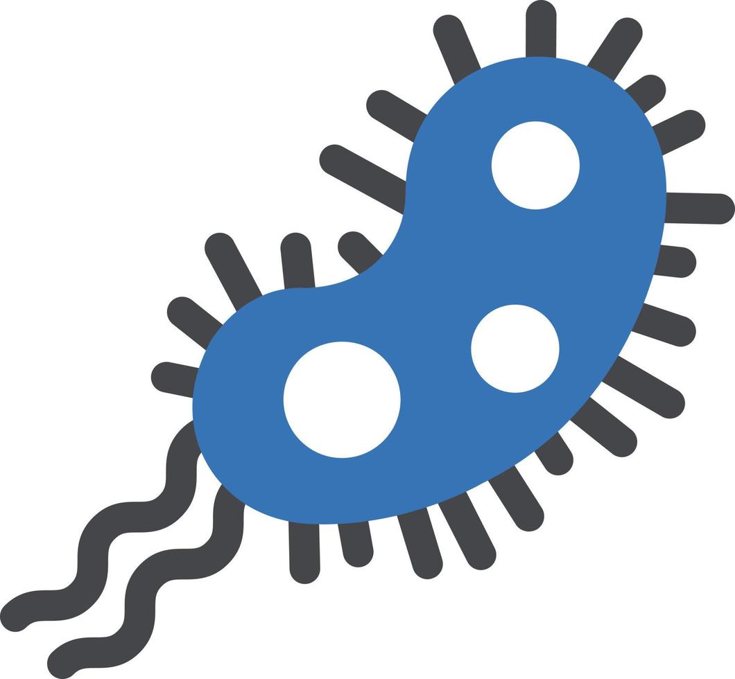 illustrazione vettoriale di batteri su uno sfondo simboli di qualità premium. icone vettoriali per il concetto e la progettazione grafica.