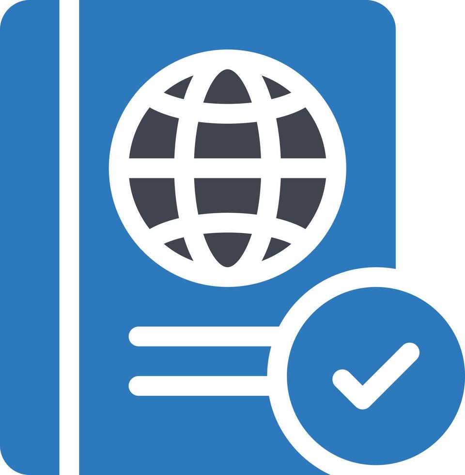 passaporto fatto illustrazione vettoriale su uno sfondo simboli di qualità premium. icone vettoriali per il concetto e la progettazione grafica.