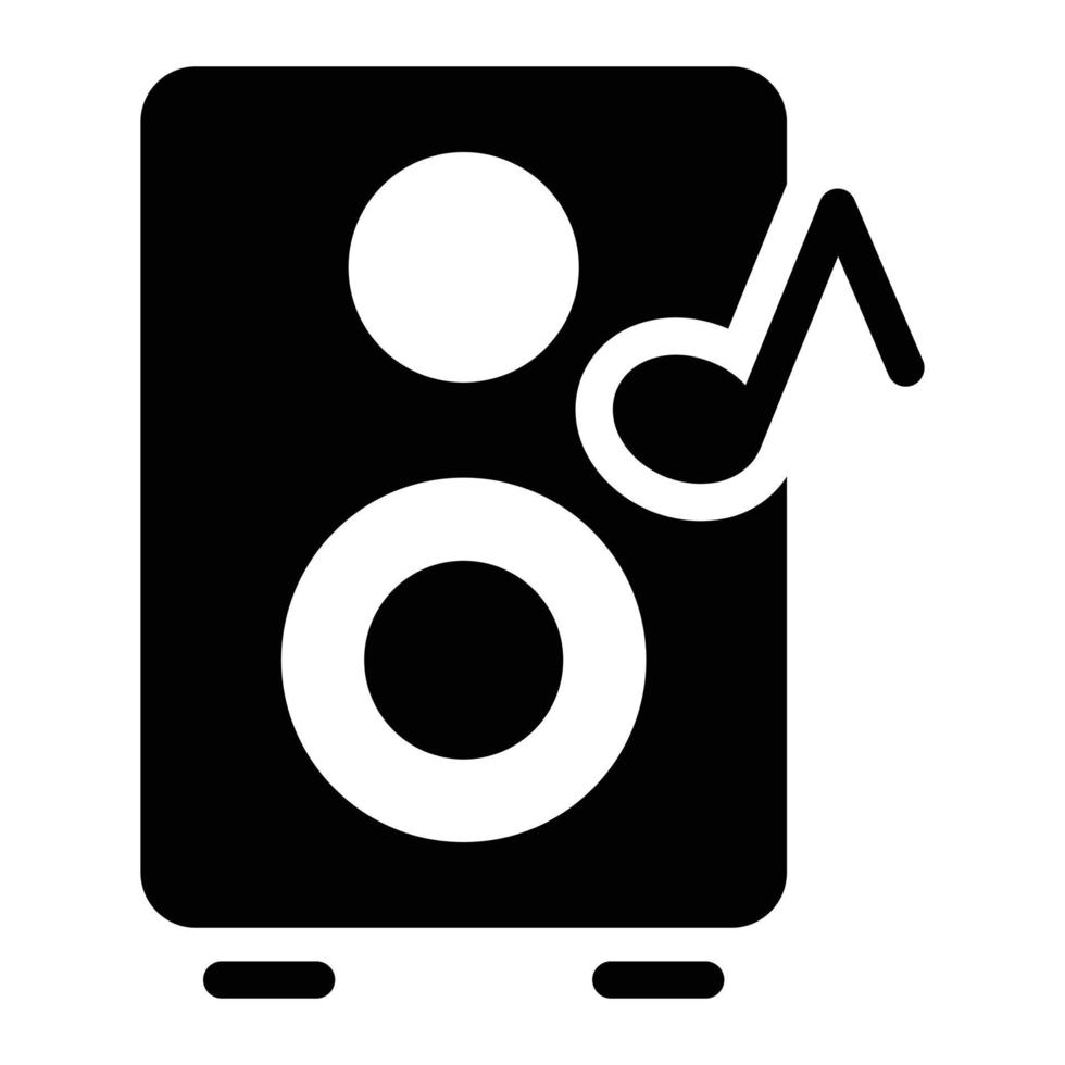 illustrazione vettoriale del woofer su uno sfondo. simboli di qualità premium. icone vettoriali per il concetto e la progettazione grafica.