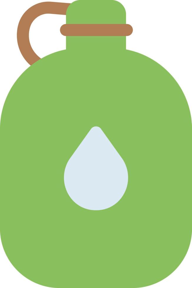 illustrazione vettoriale della lattina d'acqua su uno sfondo. simboli di qualità premium. icone vettoriali per il concetto e la progettazione grafica.