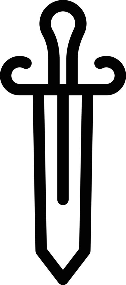 illustrazione vettoriale della spada su uno sfondo. simboli di qualità premium. icone vettoriali per il concetto e la progettazione grafica.