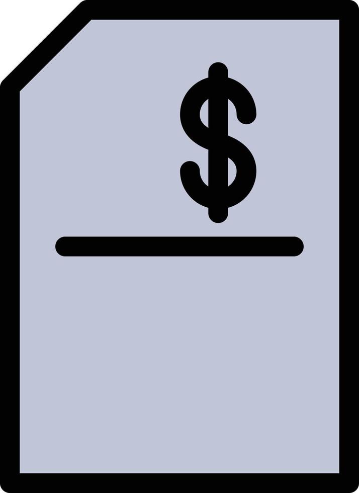 illustrazione vettoriale del file del dollaro su uno sfondo. simboli di qualità premium. icone vettoriali per il concetto e la progettazione grafica.