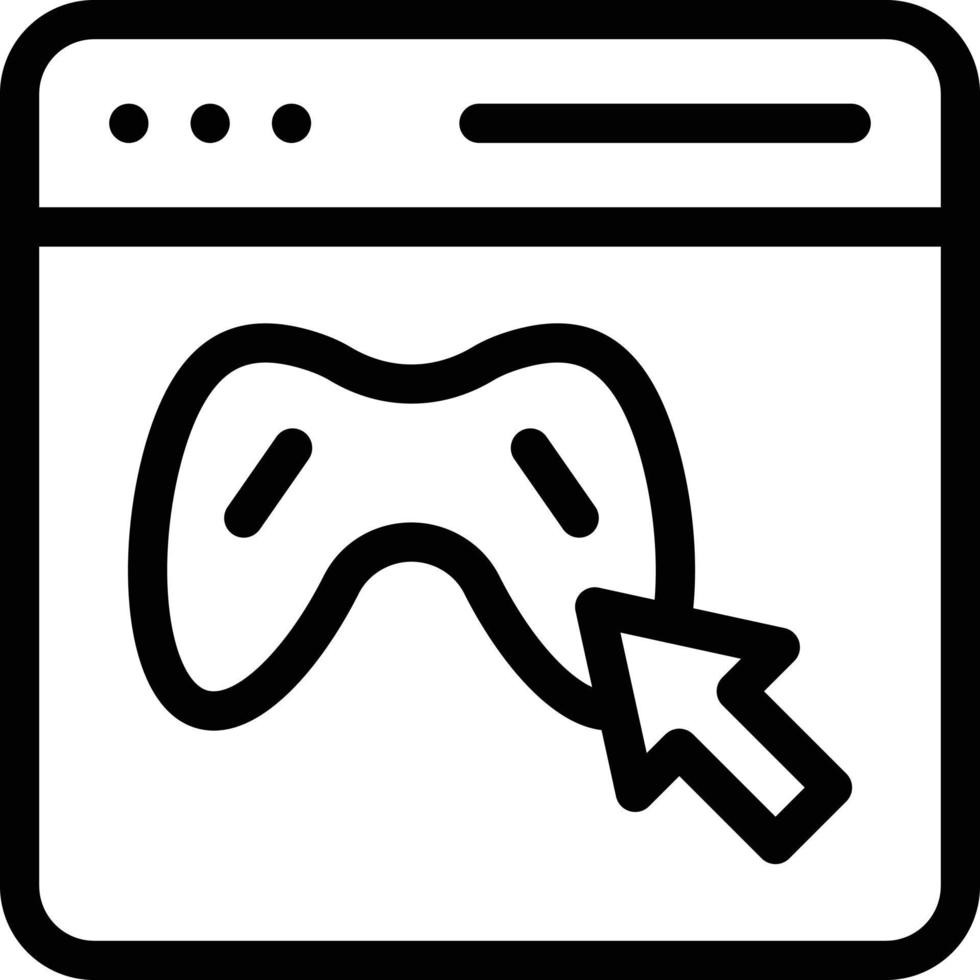 illustrazione vettoriale del gioco online su uno sfondo. simboli di qualità premium. icone vettoriali per il concetto e la progettazione grafica.
