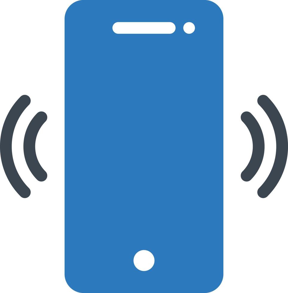 illustrazione vettoriale di squilli del telefono su uno sfondo simboli di qualità premium. icone vettoriali per il concetto e la progettazione grafica.