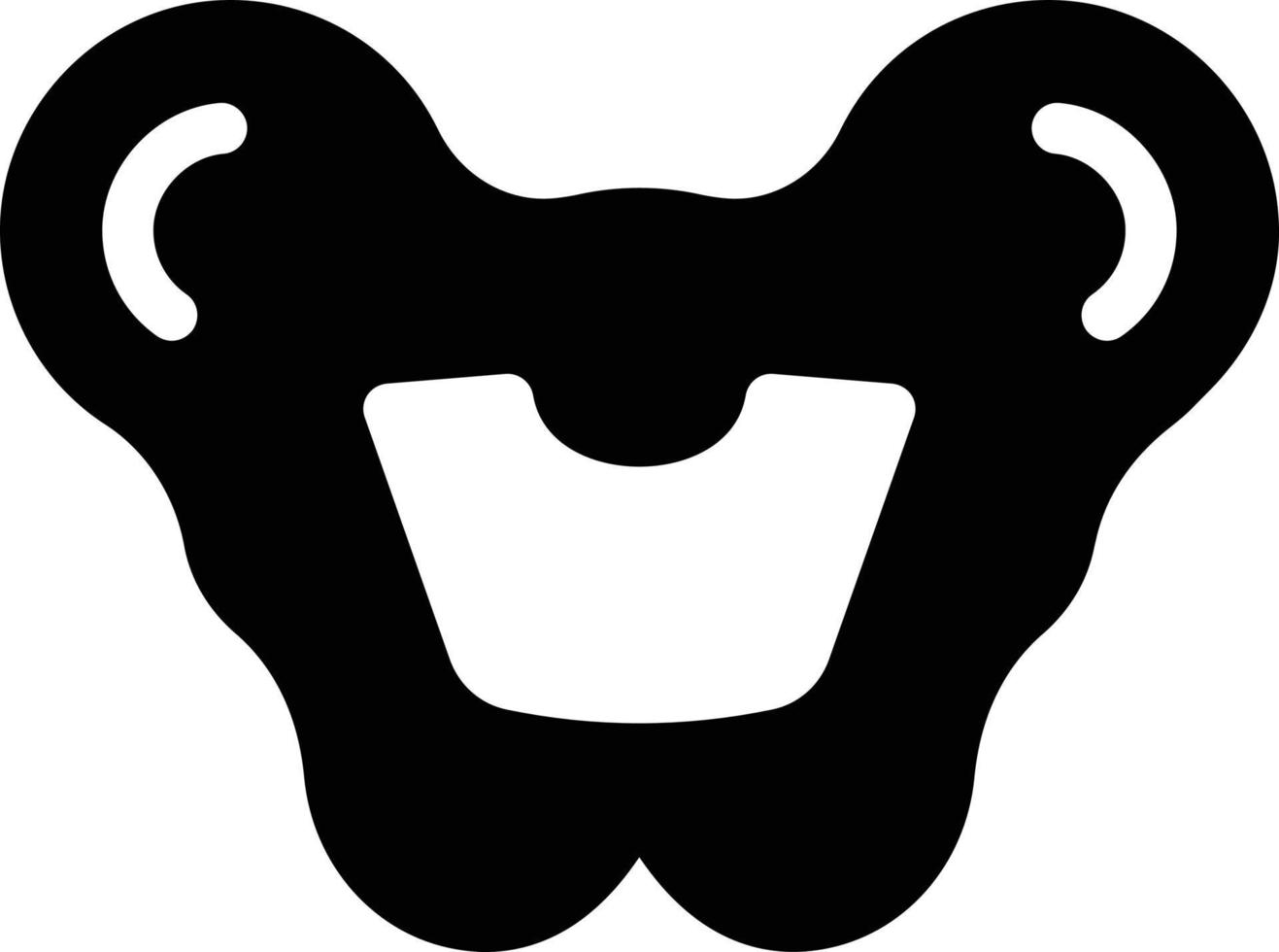 illustrazione vettoriale della tiroide su uno sfondo. simboli di qualità premium. icone vettoriali per il concetto e la progettazione grafica.