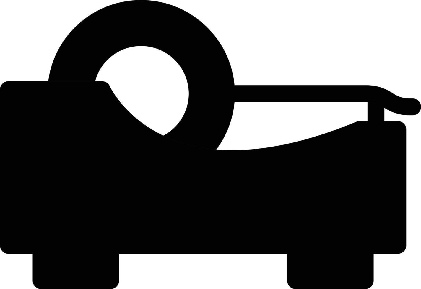 illustrazione vettoriale della taglierina del nastro su uno sfondo. simboli di qualità premium. icone vettoriali per il concetto e la progettazione grafica.