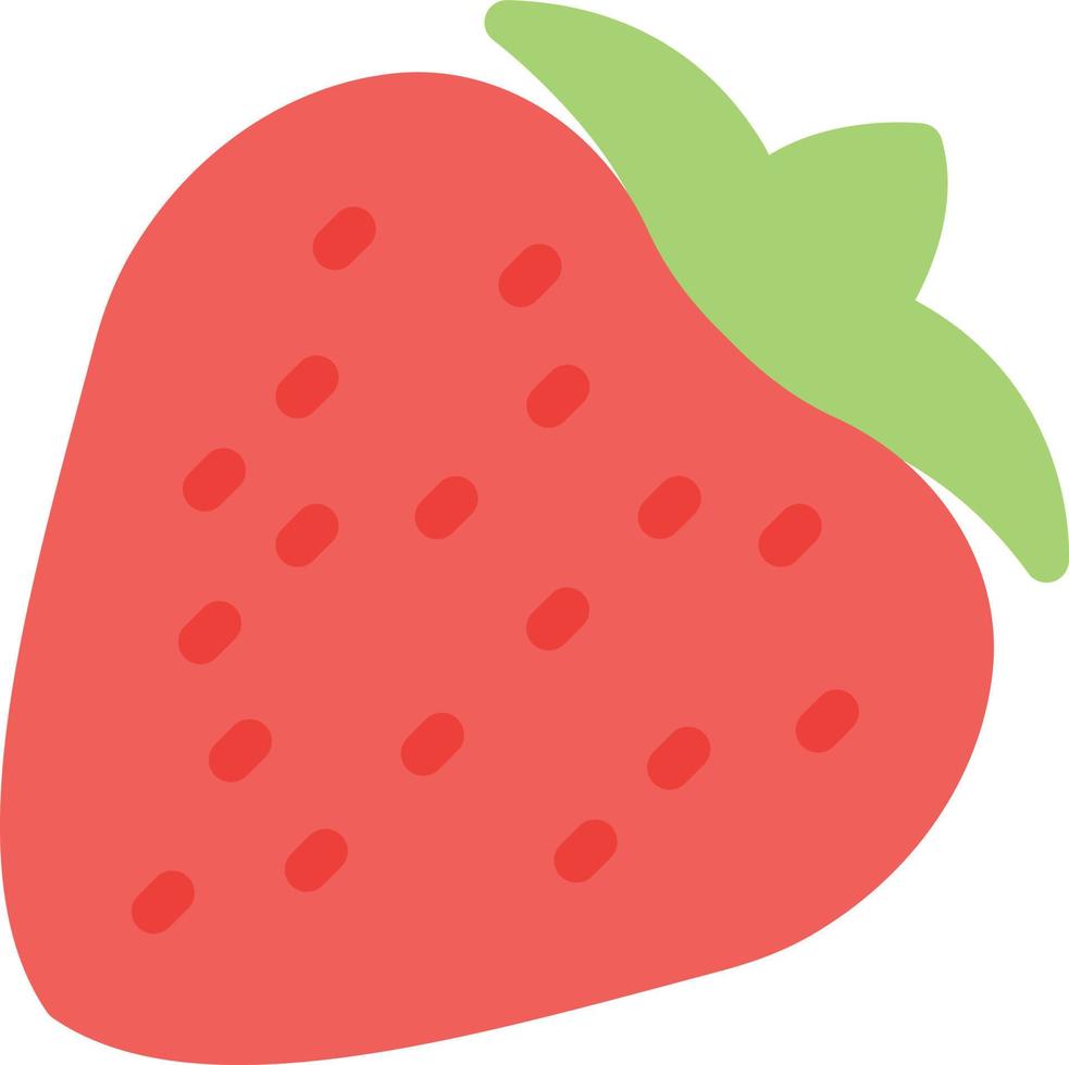 illustrazione vettoriale di fragola su uno sfondo simboli di qualità premium. icone vettoriali per il concetto e la progettazione grafica.