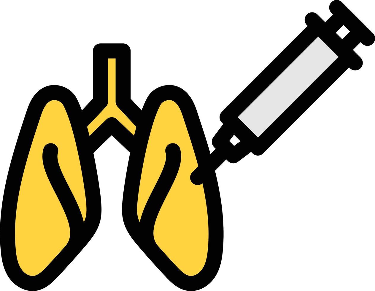 illustrazione vettoriale di vaccinazione su uno sfondo simboli di qualità premium. icone vettoriali per il concetto e la progettazione grafica.