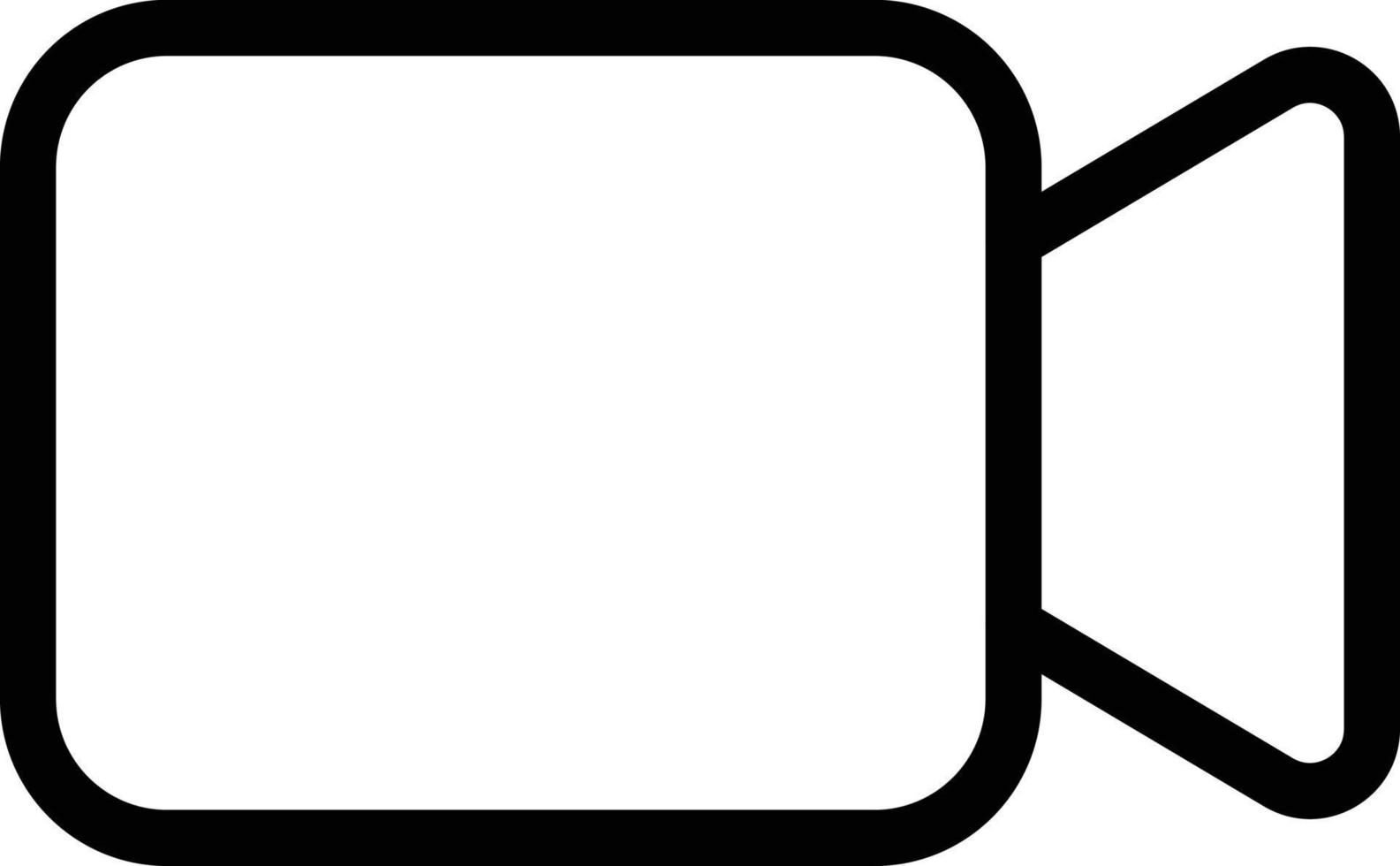 illustrazione vettoriale della videocamera su uno sfondo. simboli di qualità premium. icone vettoriali per il concetto e la progettazione grafica.