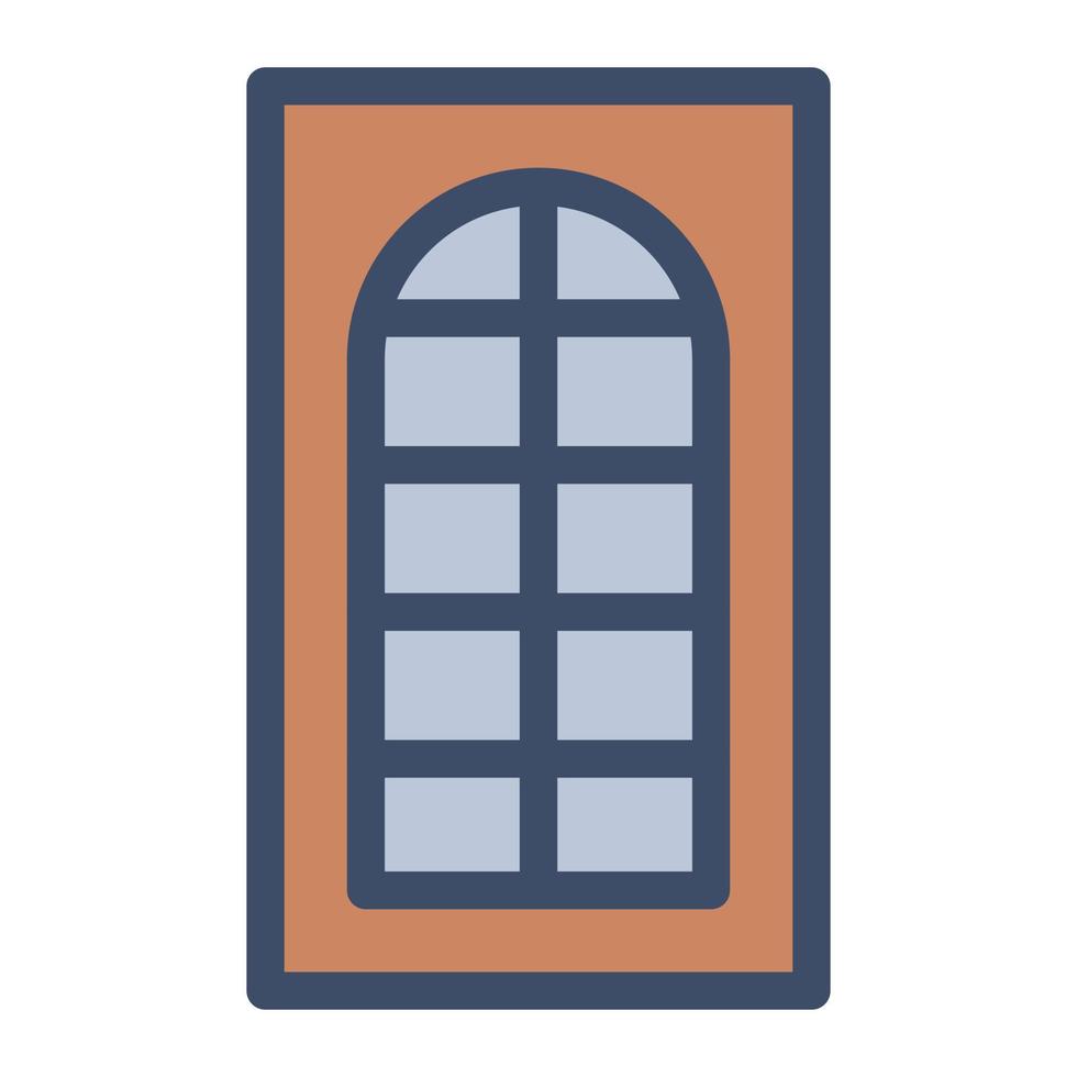 illustrazione vettoriale della porta su uno sfondo. simboli di qualità premium. icone vettoriali per il concetto e la progettazione grafica.