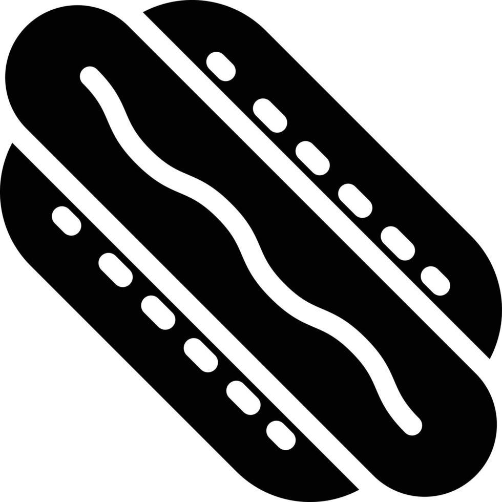 illustrazione vettoriale di hot dog su uno sfondo simboli di qualità premium. icone vettoriali per il concetto e la progettazione grafica.