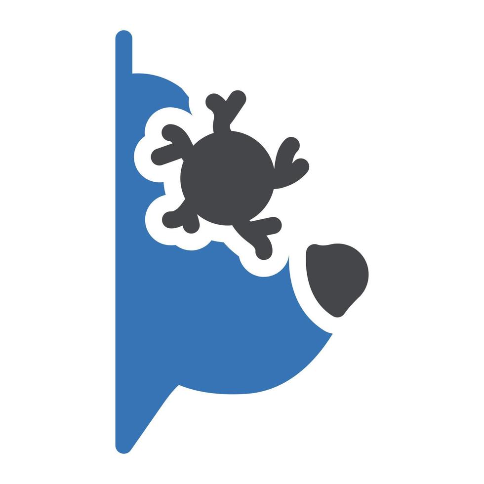 illustrazione vettoriale del cancro al seno su uno sfondo simboli di qualità premium. icone vettoriali per il concetto e la progettazione grafica.
