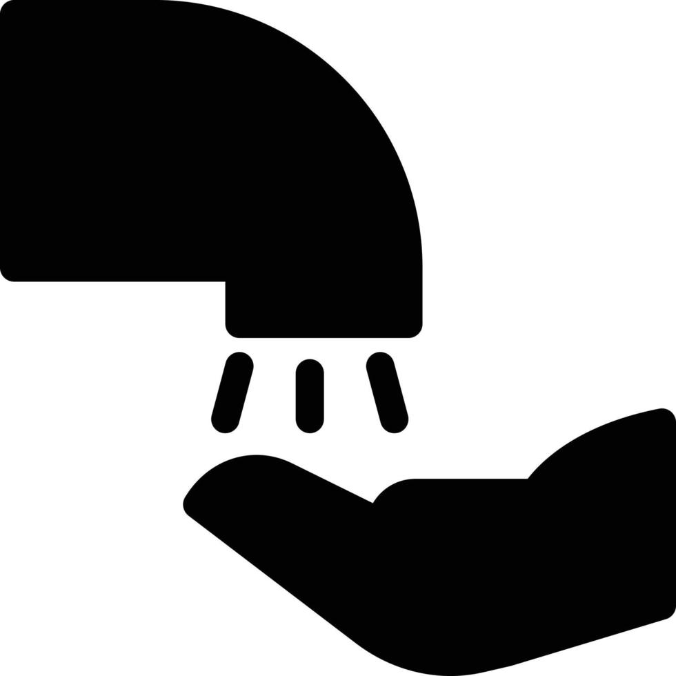 illustrazione vettoriale di lavaggio a mano su uno sfondo. simboli di qualità premium. icone vettoriali per il concetto e la progettazione grafica.
