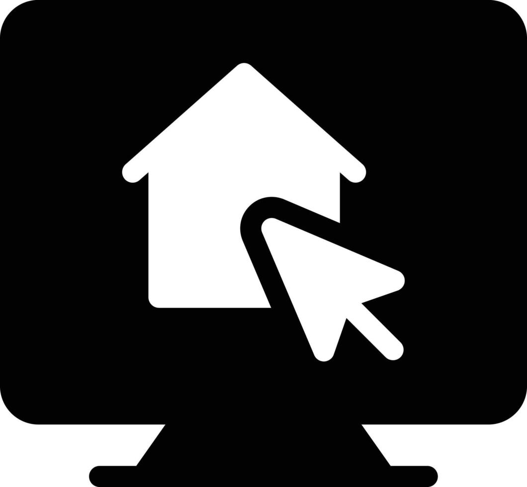 illustrazione vettoriale della casa dello schermo su uno sfondo simboli di qualità premium. icone vettoriali per il concetto e la progettazione grafica.