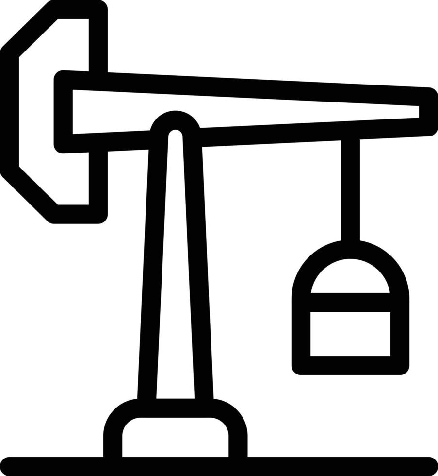 illustrazione vettoriale della raffineria di petrolio su uno sfondo simboli di qualità premium icone vettoriali per il concetto e la progettazione grafica.