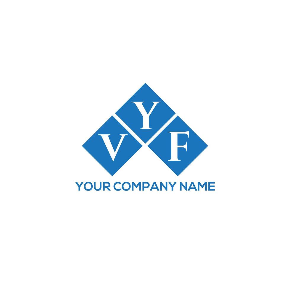 vyf lettera logo design su sfondo bianco. vyf creative iniziali lettera logo concept. disegno della lettera vyf. vettore