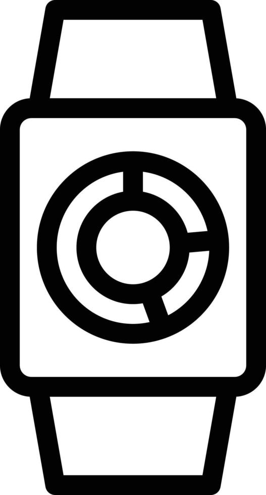 illustrazione vettoriale di smartwatch su uno sfondo. simboli di qualità premium. icone vettoriali per il concetto e la progettazione grafica.