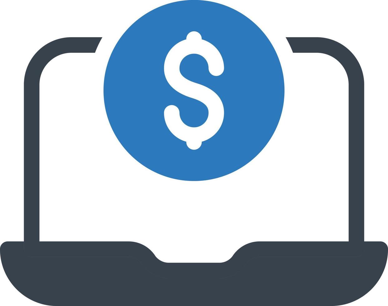 illustrazione vettoriale di donazione online su uno sfondo. simboli di qualità premium. icone vettoriali per il concetto e la progettazione grafica.