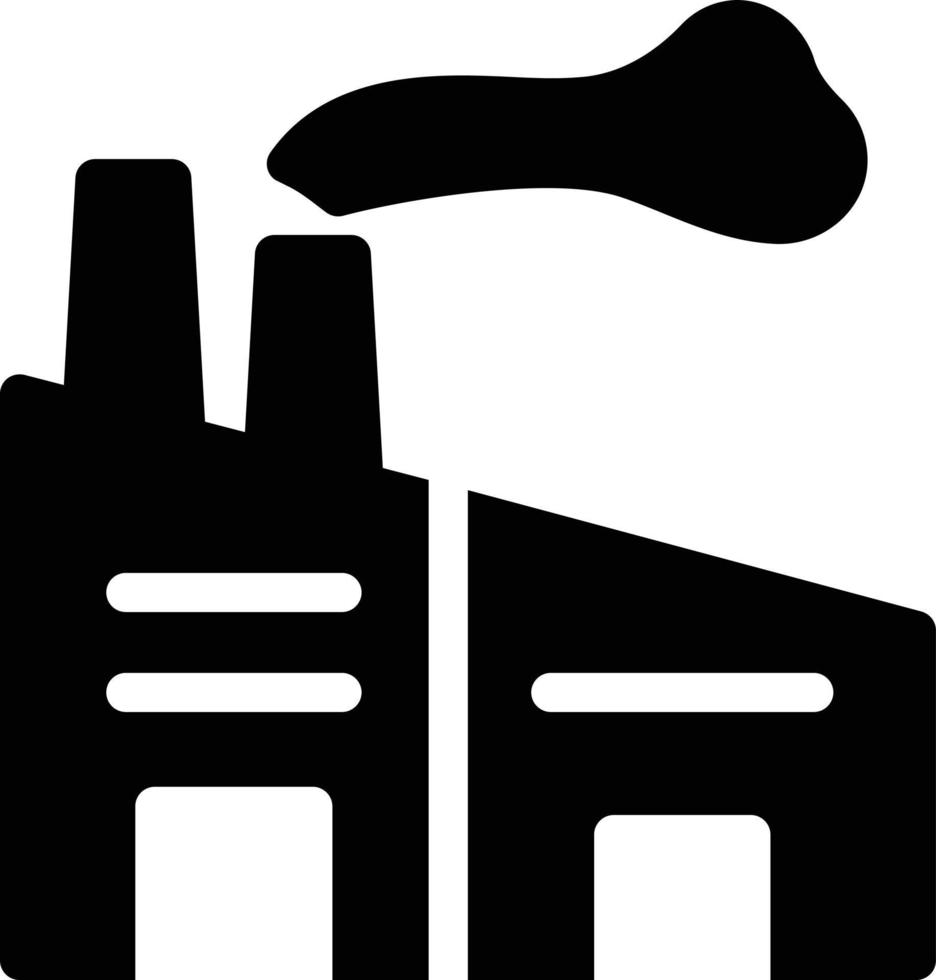 illustrazione vettoriale di fumo di fabbrica su uno sfondo. simboli di qualità premium. icone vettoriali per il concetto e la progettazione grafica.