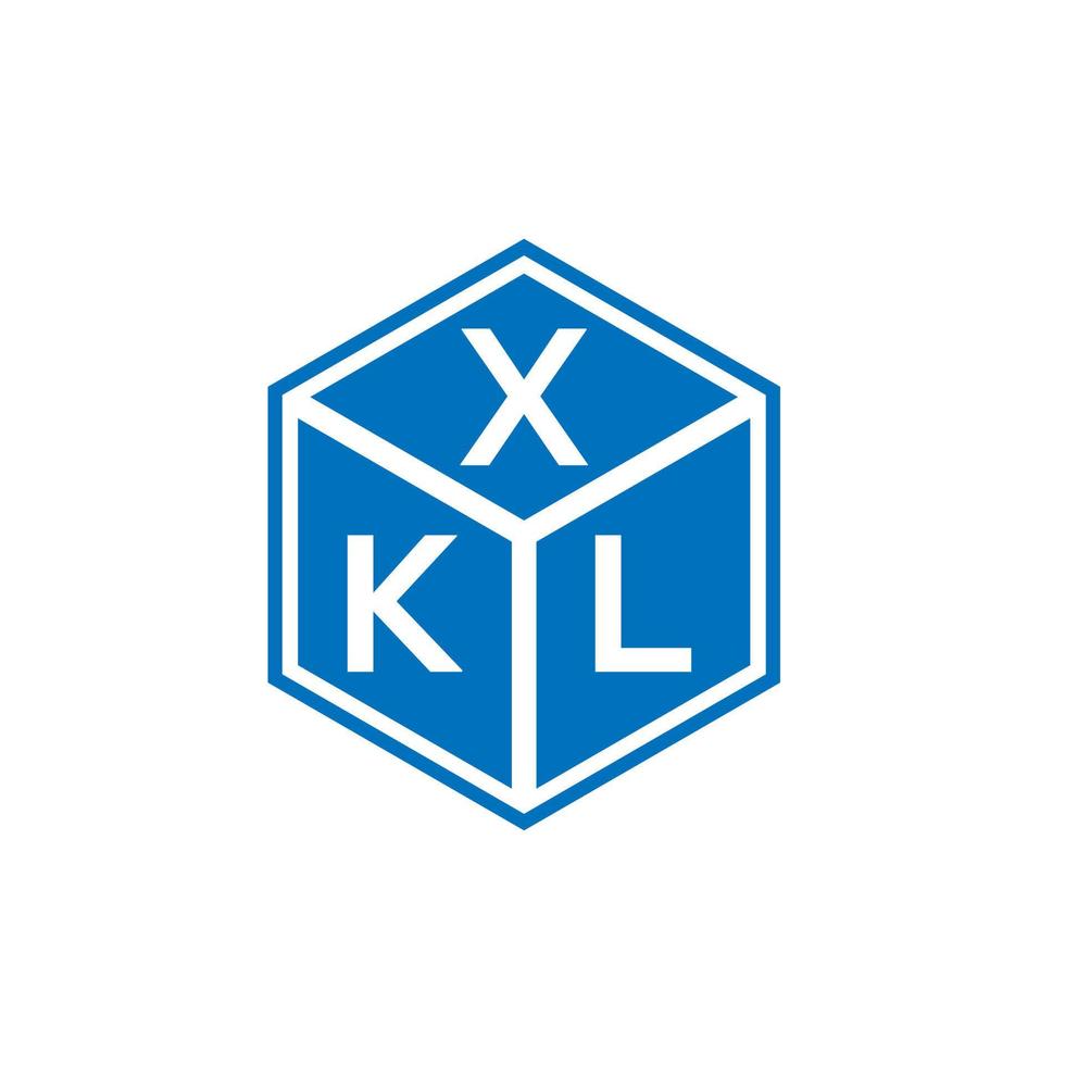 xkl lettera logo design su sfondo bianco. xkl creative iniziali lettera logo concept. disegno della lettera xkl. vettore