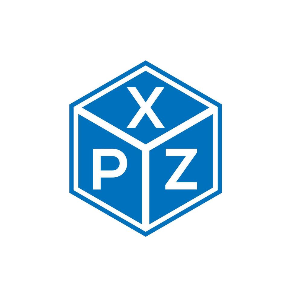 xpz lettera logo design su sfondo bianco. xpz creative iniziali lettera logo concept. disegno della lettera xpz. vettore