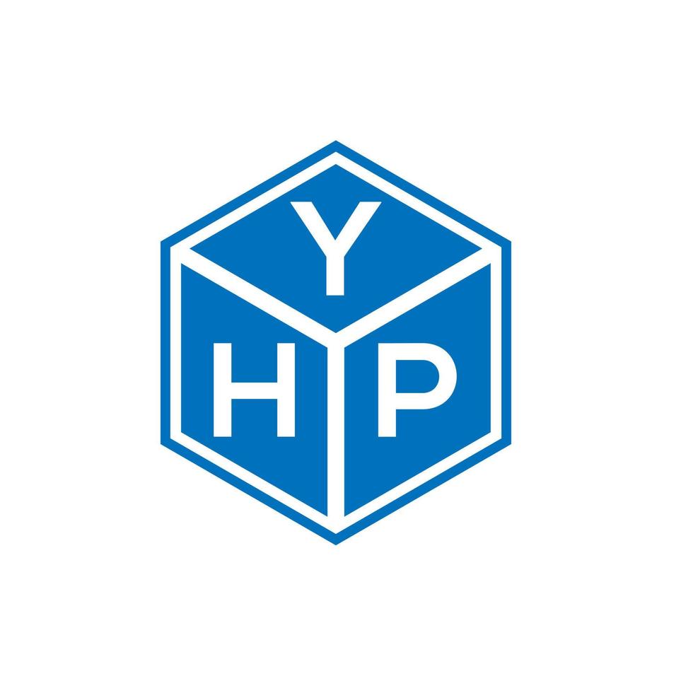 yhp lettera logo design su sfondo bianco. yhp creative iniziali lettera logo concept. yhp disegno della lettera. vettore