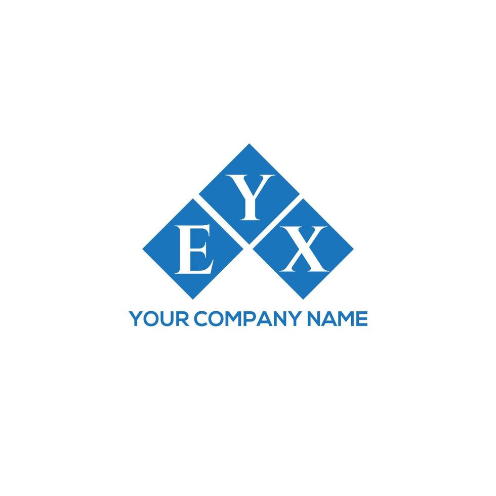 eyx lettera logo design su sfondo bianco. eyx creative iniziali lettera logo concept. disegno della lettera eyx. vettore