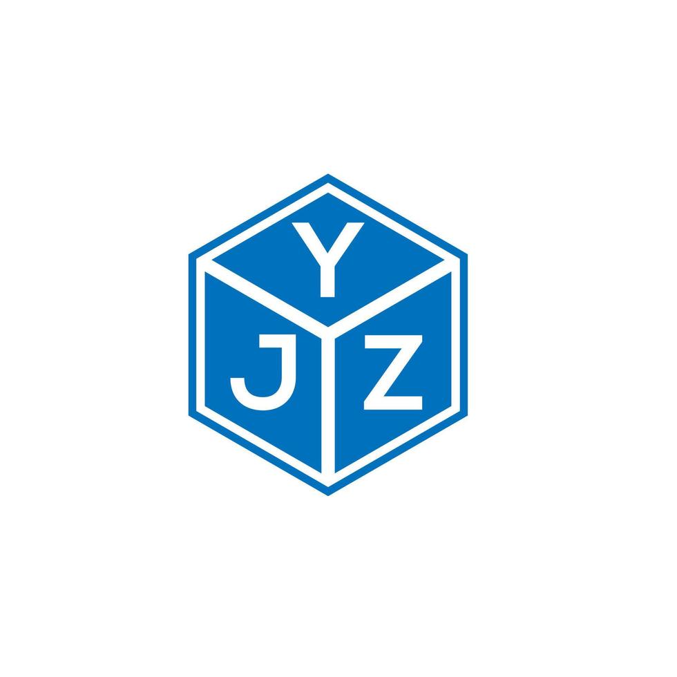yjz lettera logo design su sfondo bianco. yjz creative iniziali lettera logo concept. disegno della lettera yjz. vettore
