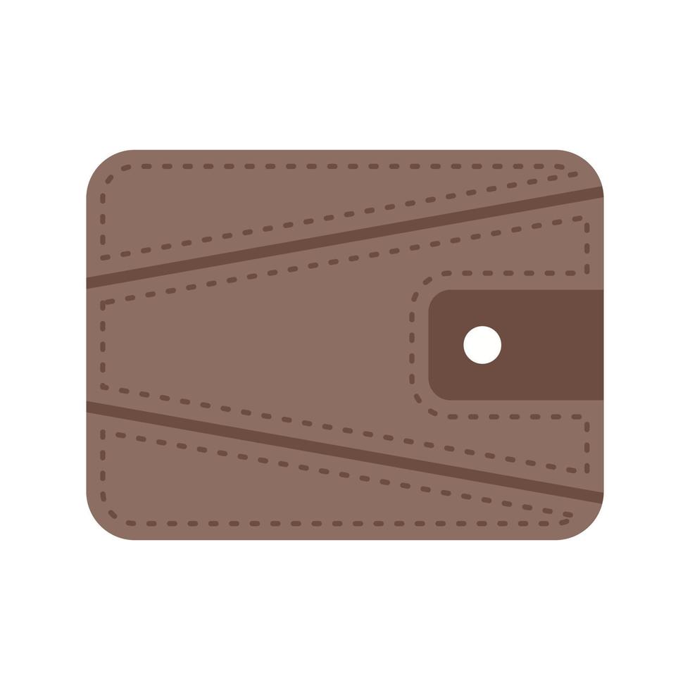icona del colore piatto del portafoglio vettore