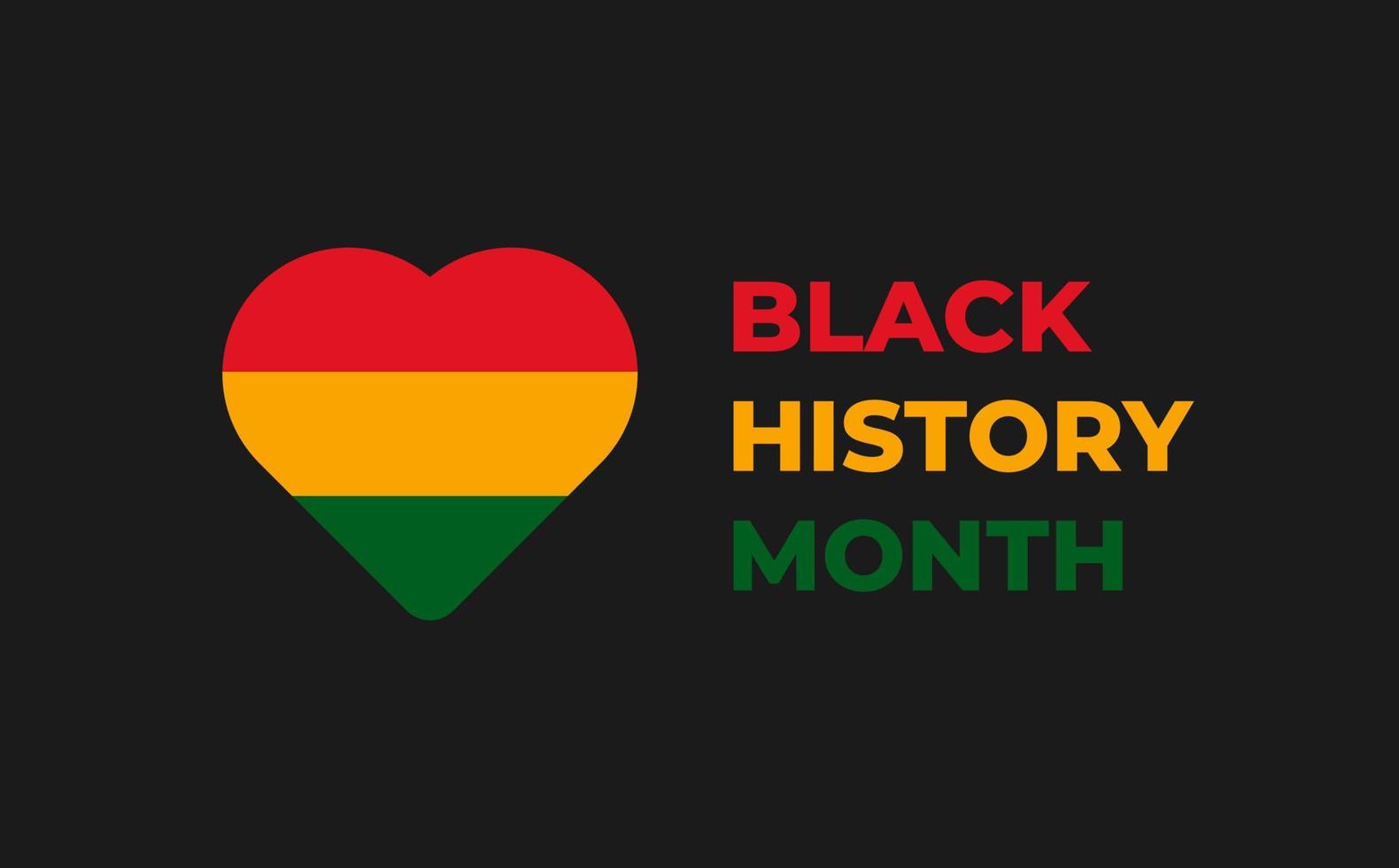 sfondo del mese della storia nera. storia afroamericana o mese della storia nera. celebrato ogni anno a febbraio negli Stati Uniti e in Canada. mese della storia nera 2022 vettore