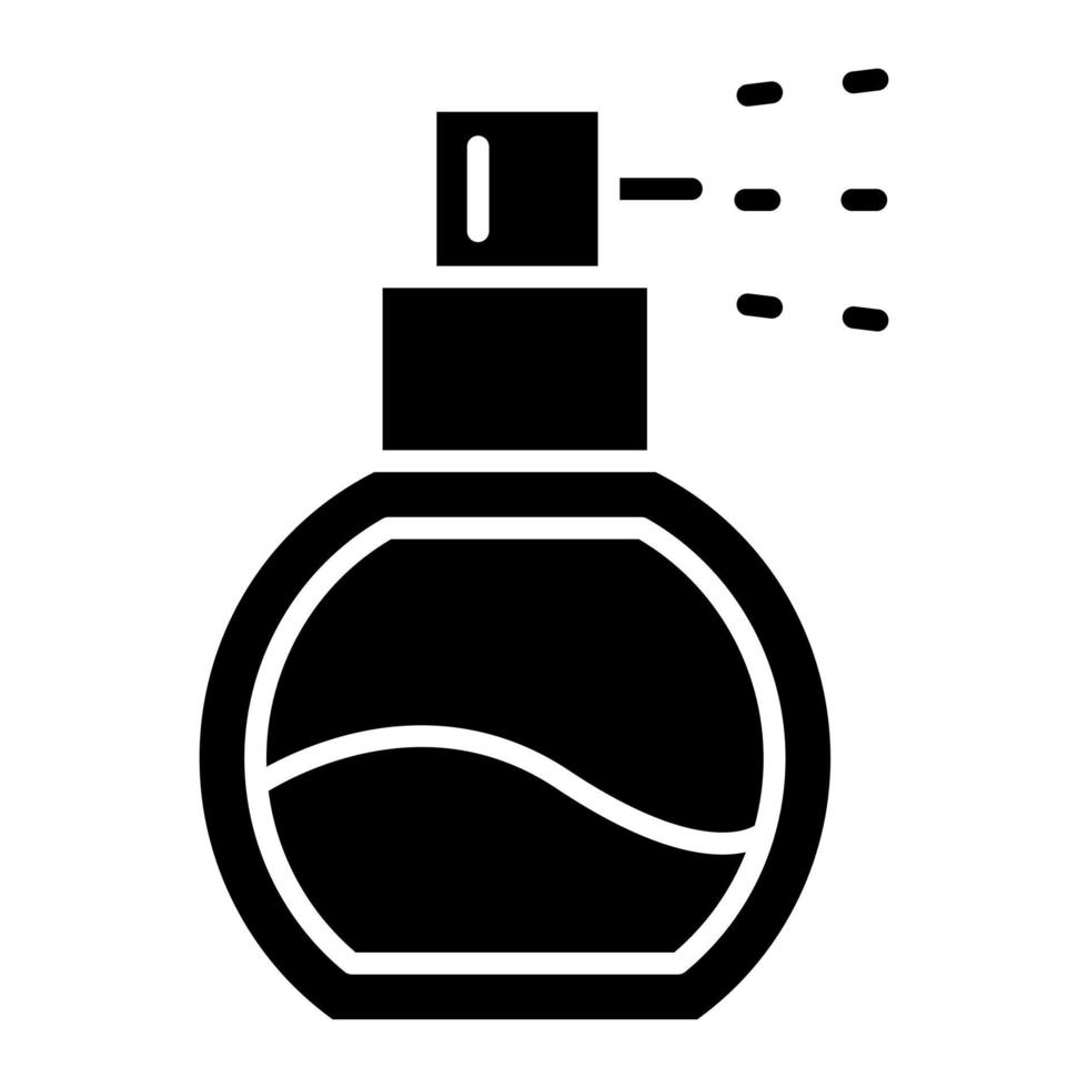 icona del glifo del profumo vettore