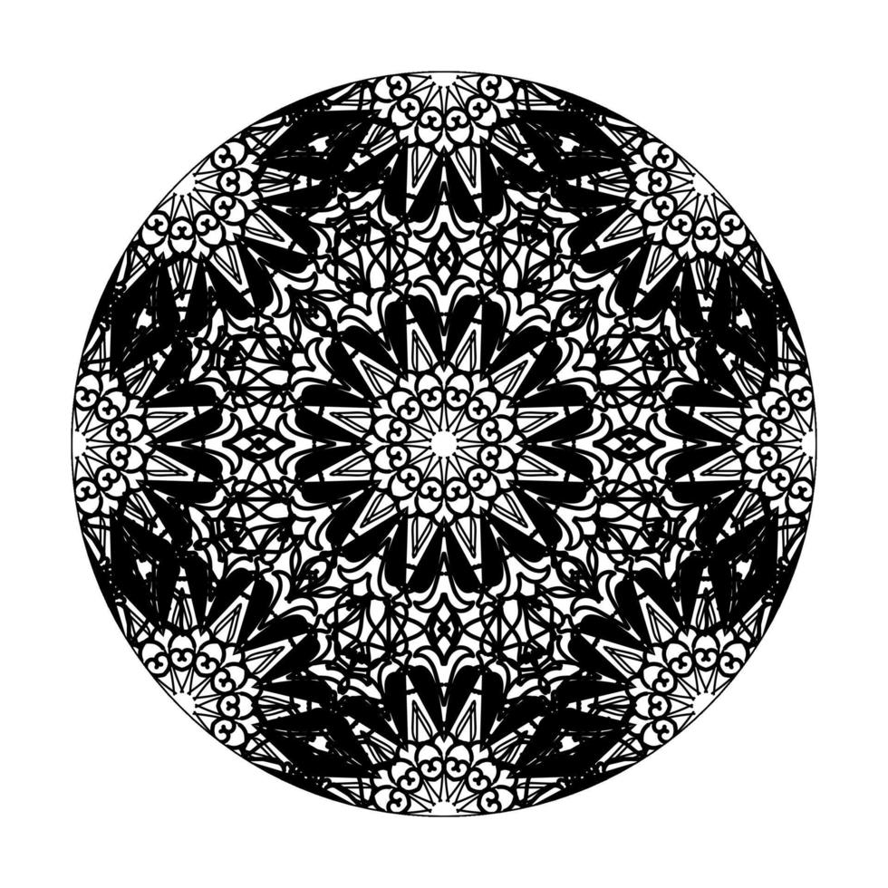 elementi di decorazione d'arte mandala modello circolare. vettore