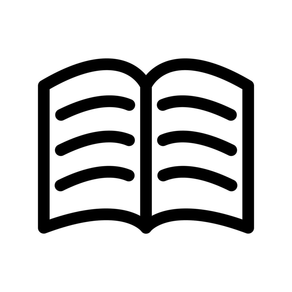 modello icona libro vettore