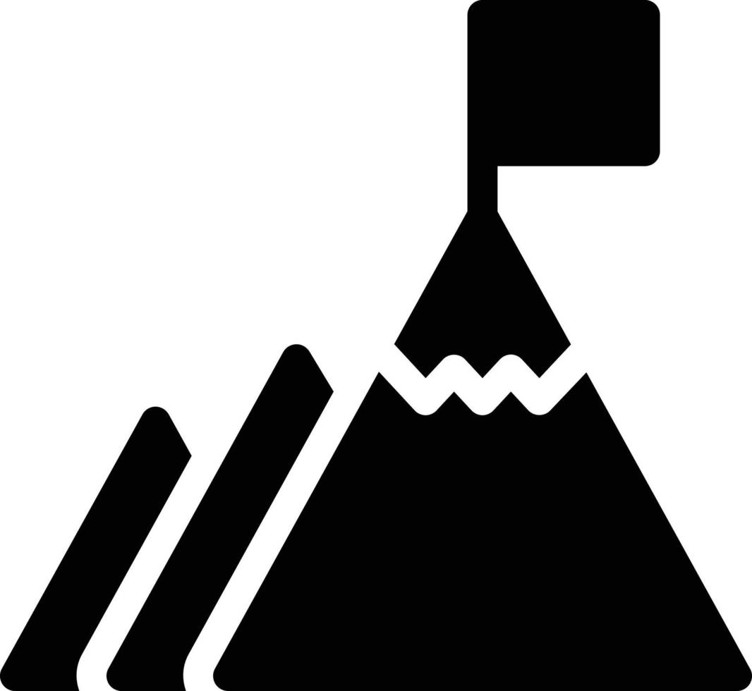 illustrazione vettoriale dell'obiettivo dell'escursione su uno sfondo simboli di qualità premium. icone vettoriali per il concetto e la progettazione grafica.