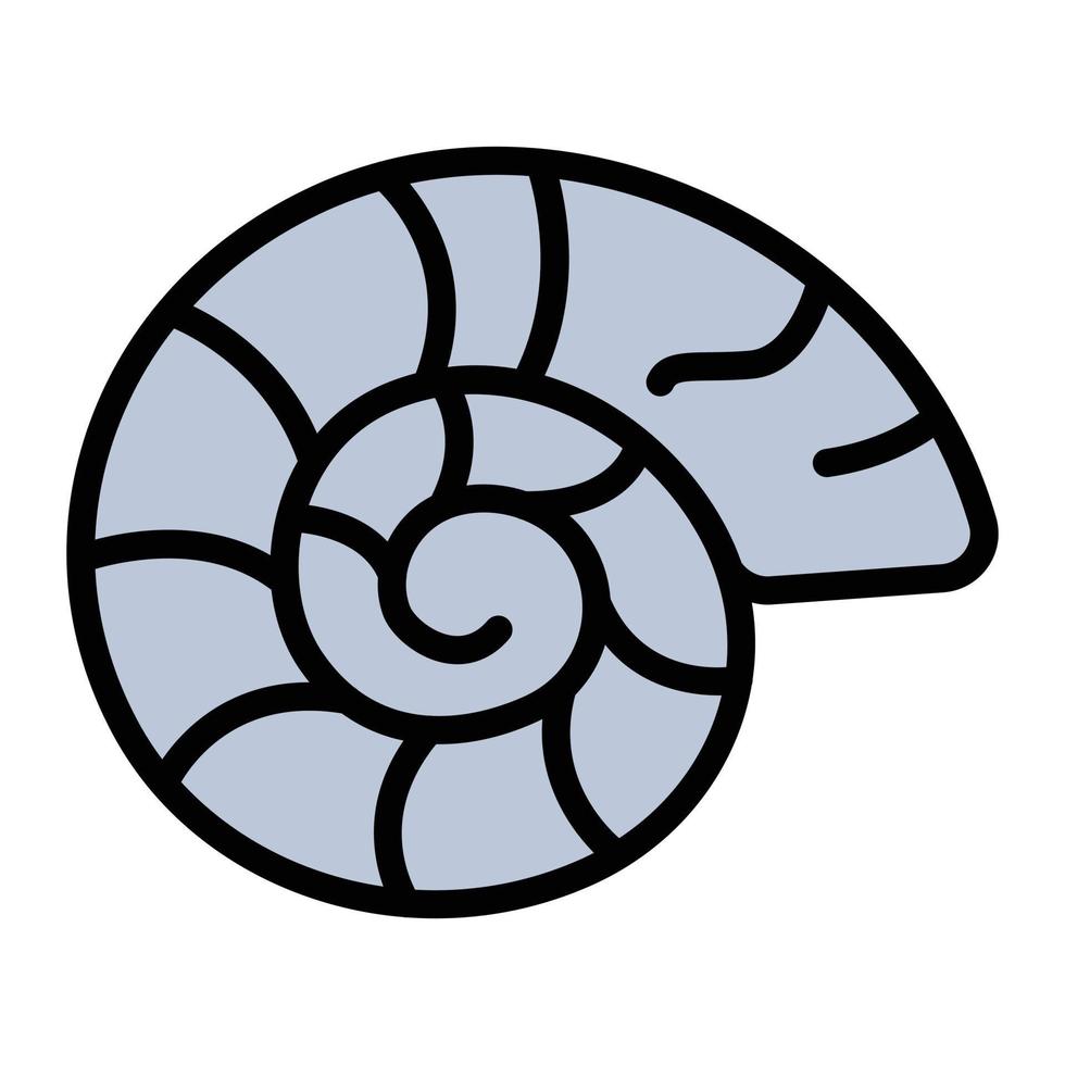 illustrazione vettoriale della shell su uno sfondo. simboli di qualità premium. icone vettoriali per il concetto e la progettazione grafica.