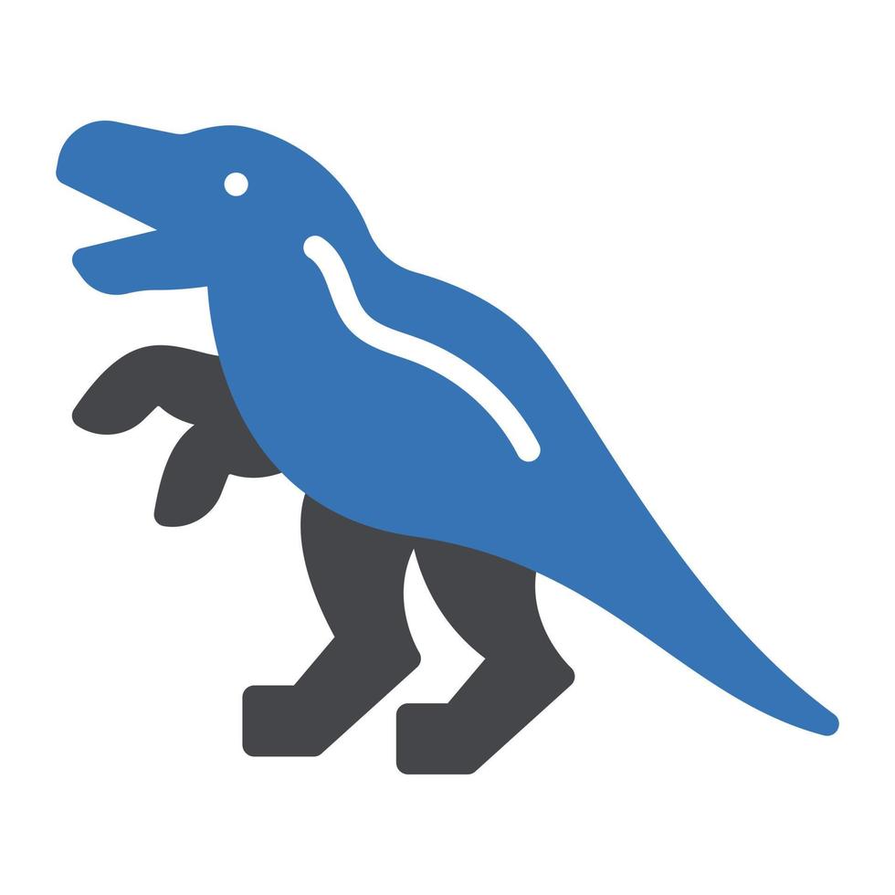 illustrazione vettoriale di dinosauro su uno sfondo simboli di qualità premium. icone vettoriali per il concetto e la progettazione grafica.