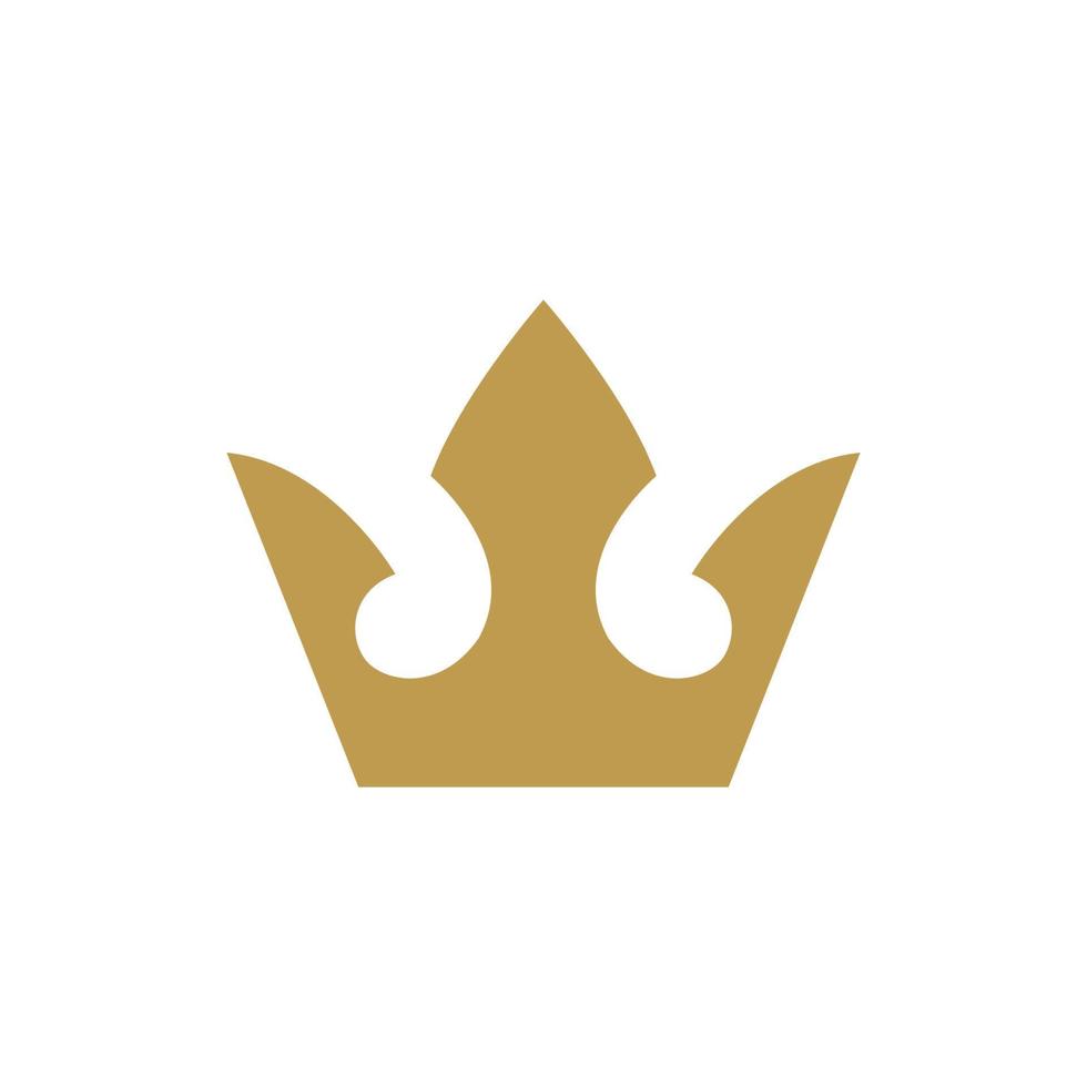 vettore del modello di progettazione dell'icona della corona