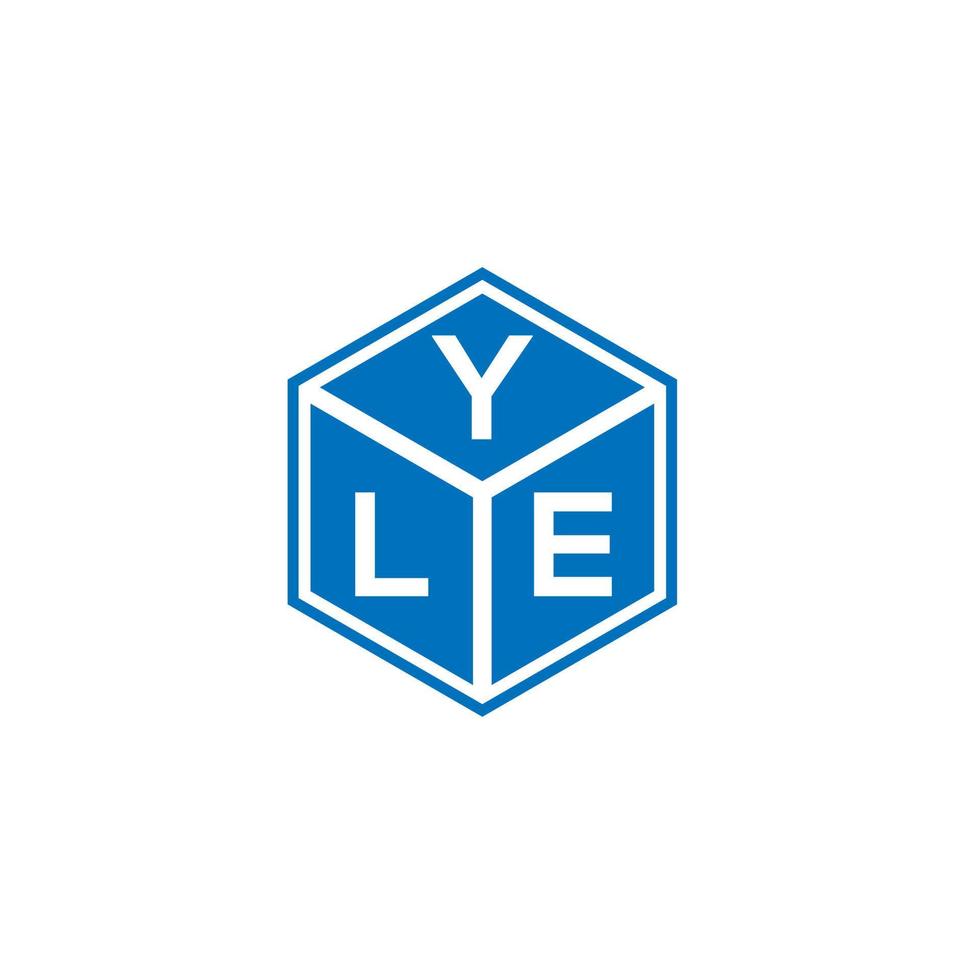 yle lettera logo design su sfondo bianco. yle creative iniziali lettera logo concept. disegno della lettera yle. vettore