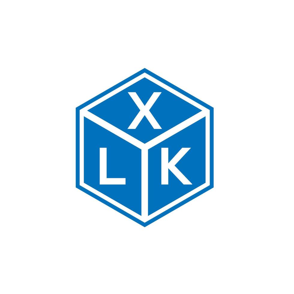 xlk lettera logo design su sfondo bianco. xlk creative iniziali lettera logo concept. disegno della lettera xlk. vettore