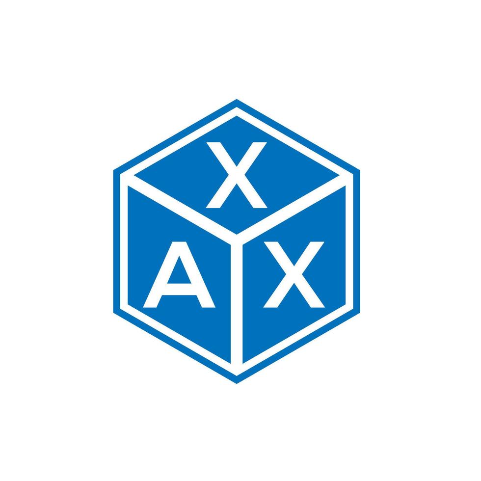 xax lettera logo design su sfondo bianco. xax creative iniziali lettera logo concept. disegno della lettera xax. vettore