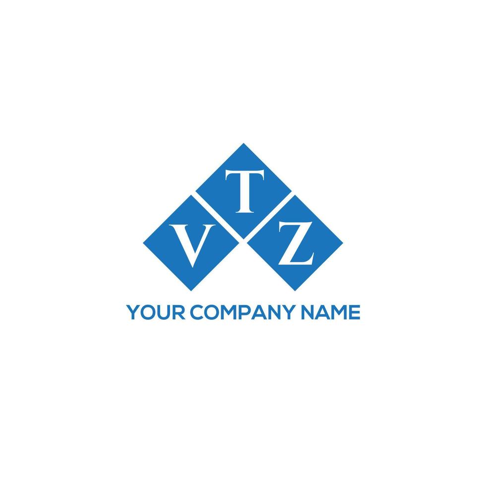 vtz lettera logo design su sfondo bianco. vtz creative iniziali lettera logo concept. disegno della lettera vtz. vettore