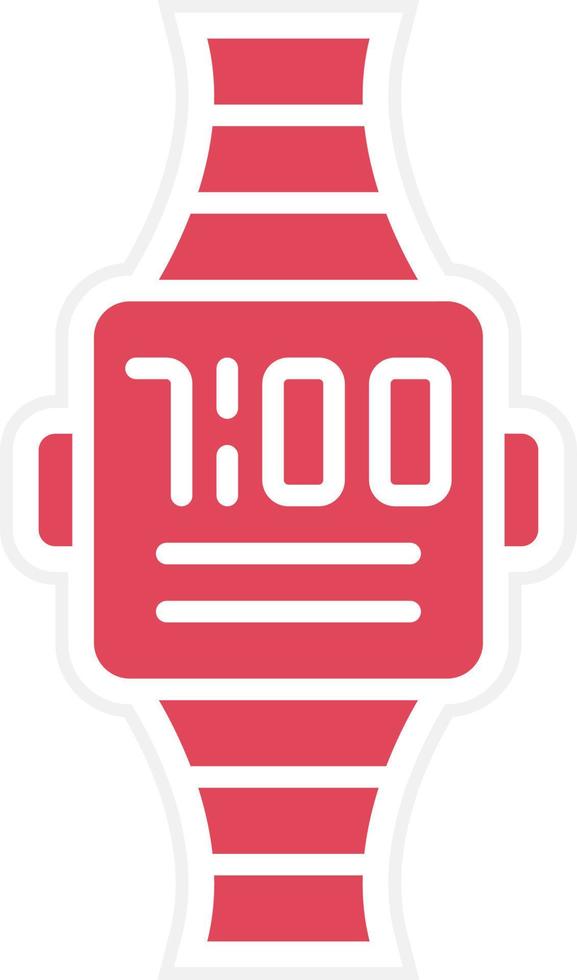 stile icona smartwatch vettore
